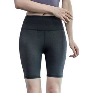 Nana The Brand grey black lined biker shorts size S